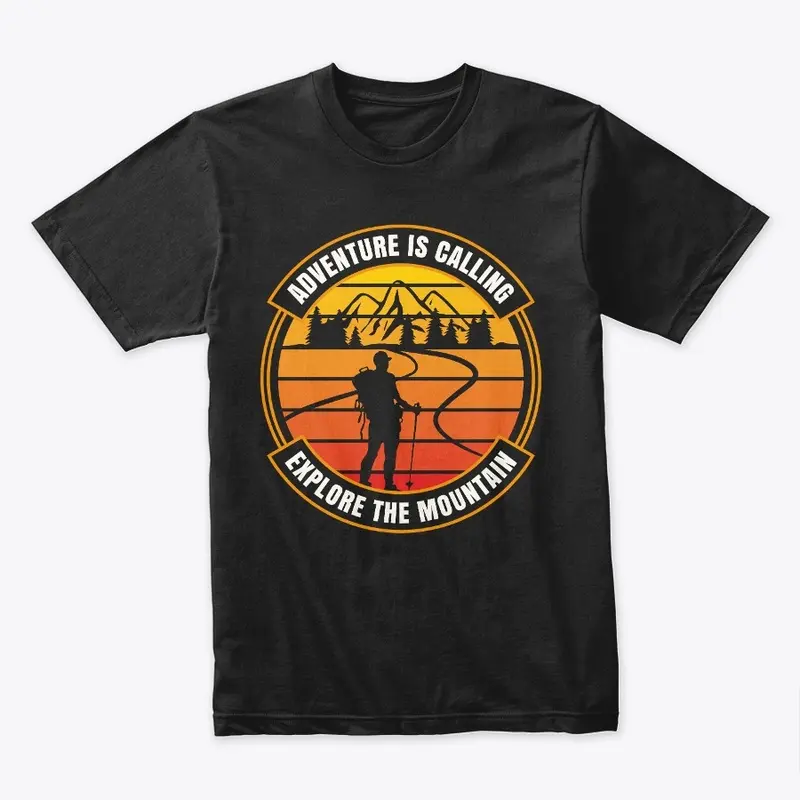 Adventure is calling t-shirt design