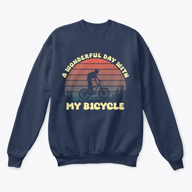 Bicycle retro t-shirt design