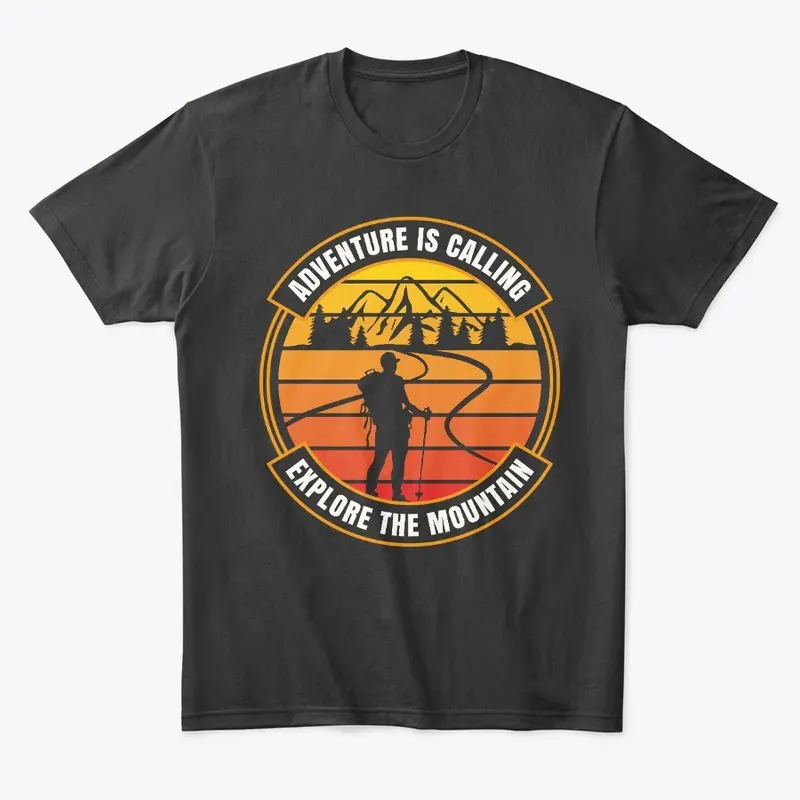 Adventure is calling t-shirt design