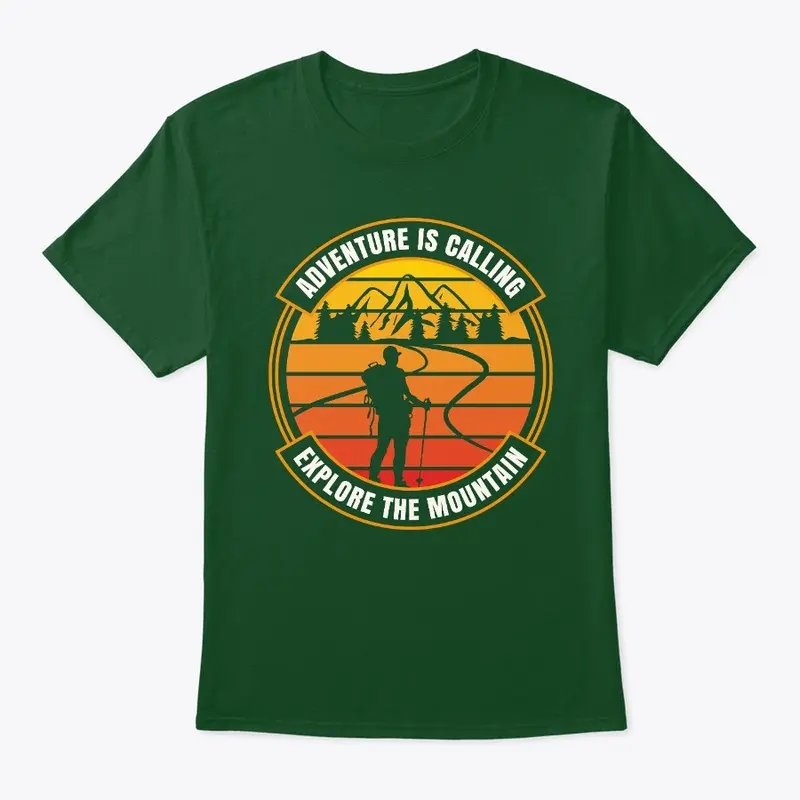 Adventure is calling t-shirt design