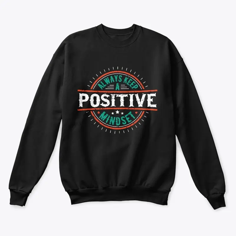 Positive mindset t-shirt design