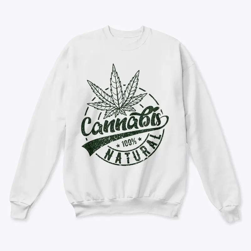 Natural cannabis t-shirt 