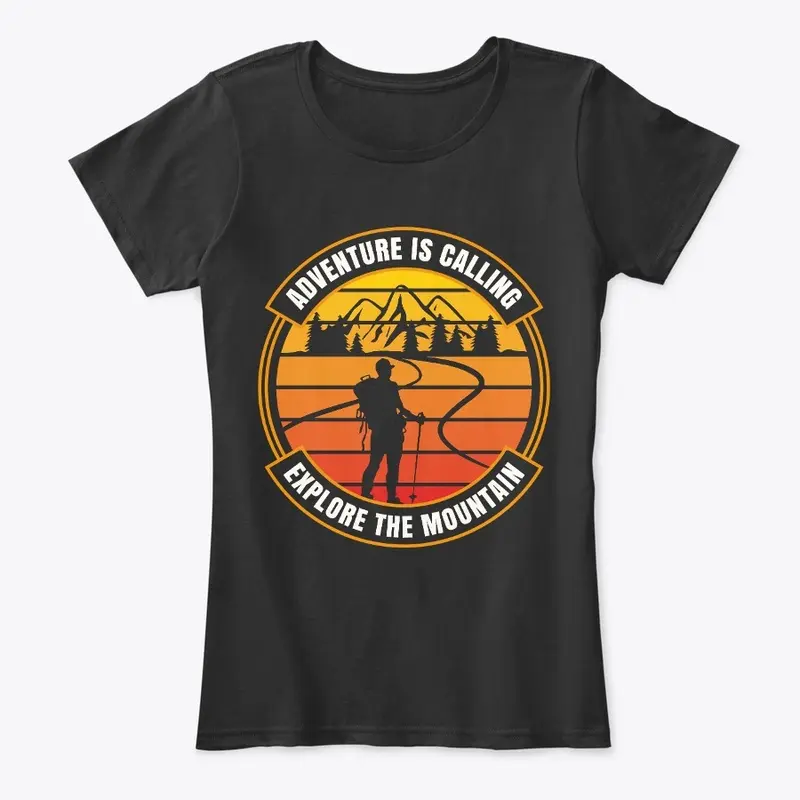 Adventure is calling t-shirt design