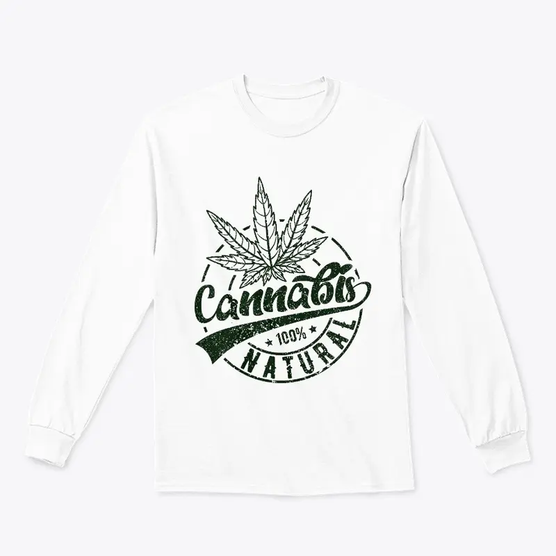 Natural cannabis t-shirt 