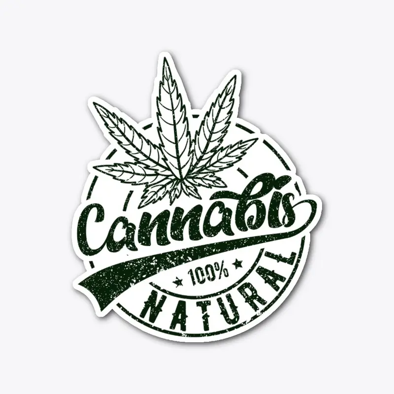 Natural cannabis t-shirt 